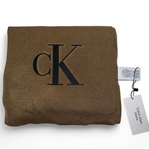 Calvin Klein‎ Jeans Winter Accessories Scarf Copper Brown